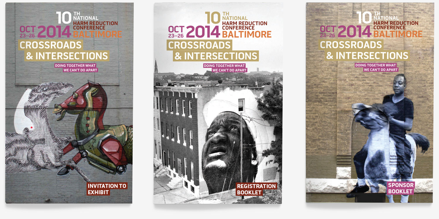 Register, Exhibit, Sponsor booklet covers