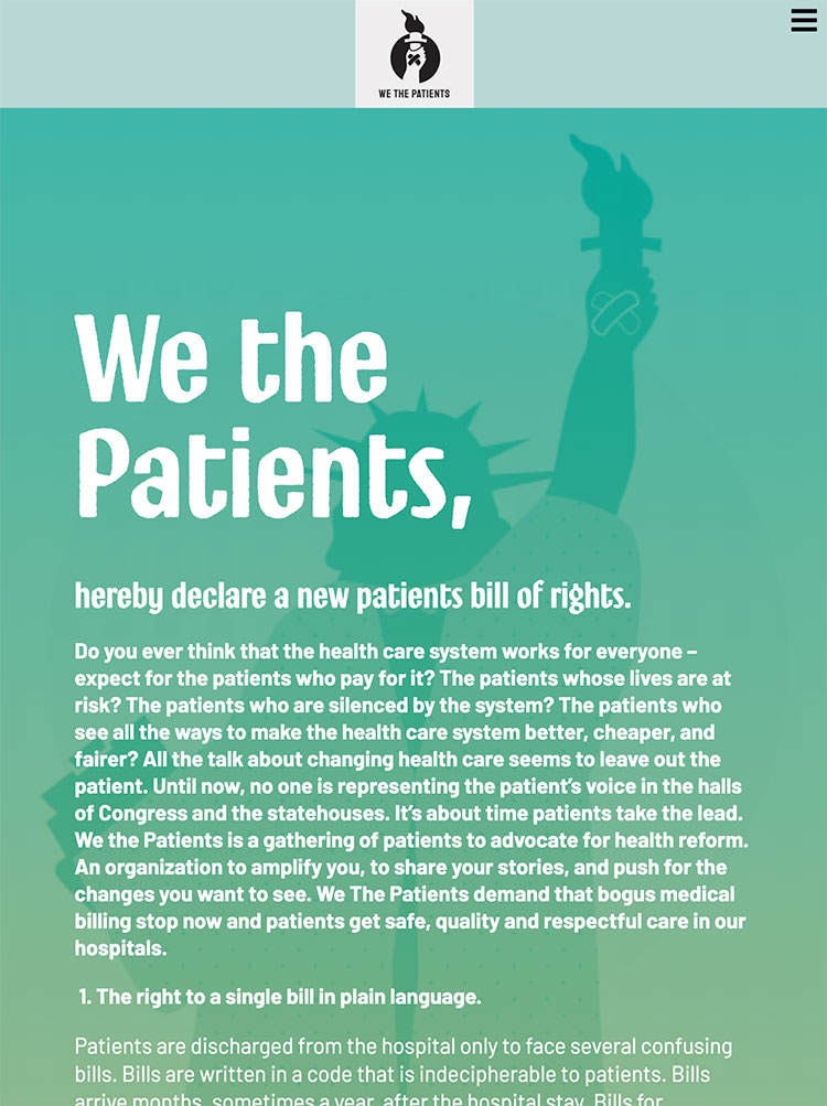 we the patients website