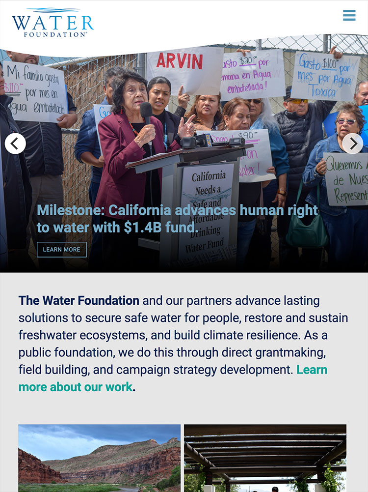 Water Foundation website